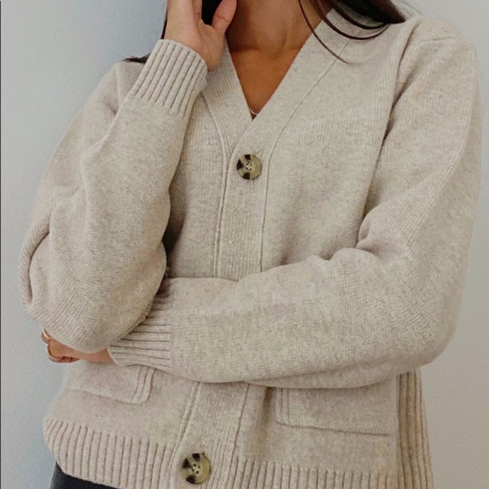 Thakoon cropped wool cardigan, S